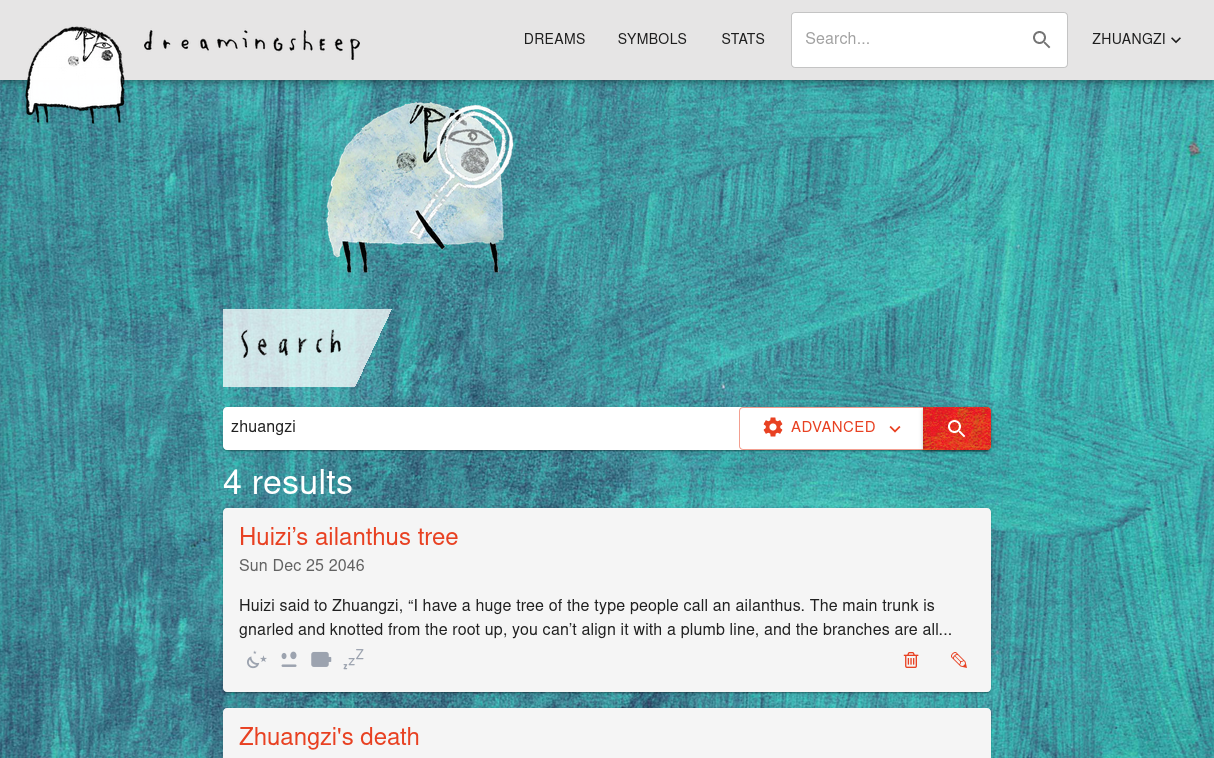 search screenshot